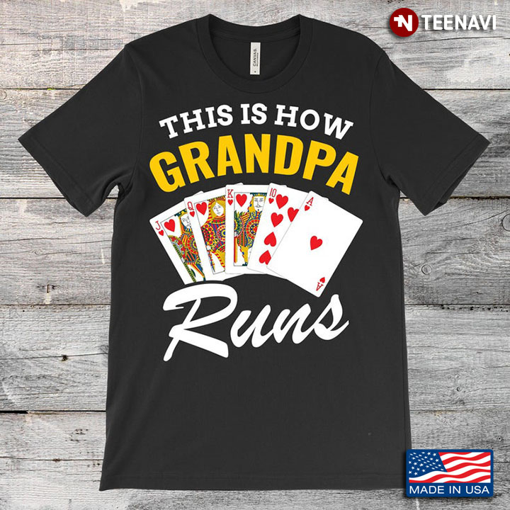 This Is How Grandpa Runs Card Player