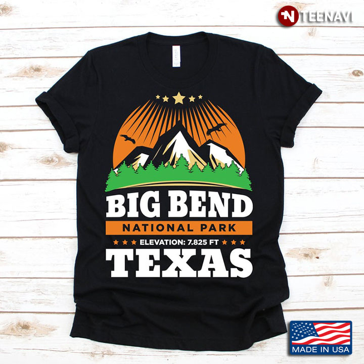 Big Bend National Park Elevation 7.825 Ft Texas For Travel Lover