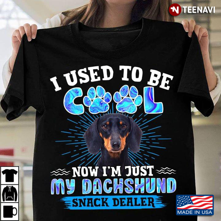 I Used To Be Cool Now I'm Just My Dachshund Snack Dealer For Dog Lover