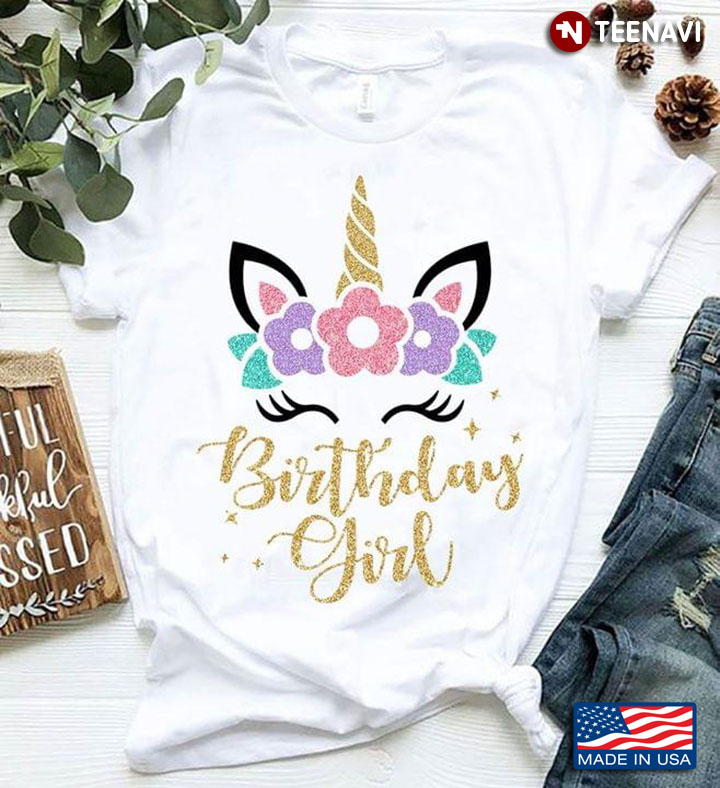 Birthday Girl Unicorn For Birthday