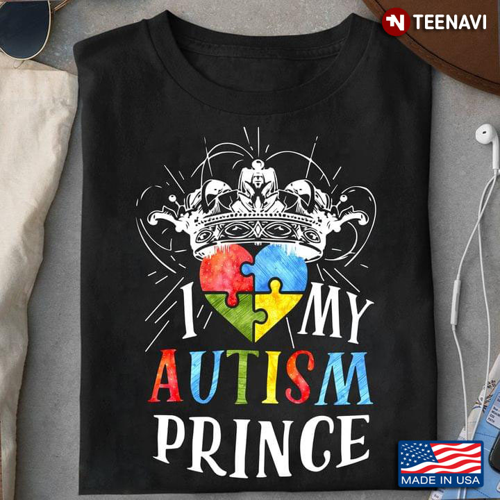 I Love My Autism Prince Autism Awareness