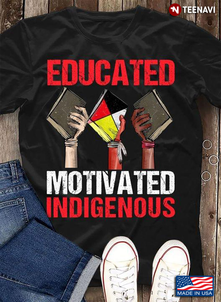 Educated Motivated Indigenous Hands With Books