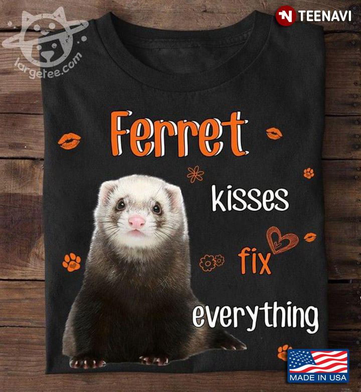 Ferret Kisses Fix Everything For Animal Lover