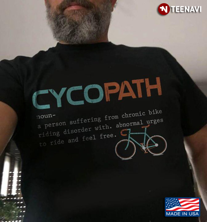 Cycopath A Person Suffering From Chronic Bike Riding Disorder With Abnormal Urges To Ride