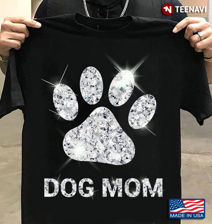 Dog Mom Dog Paw For Mother's Day