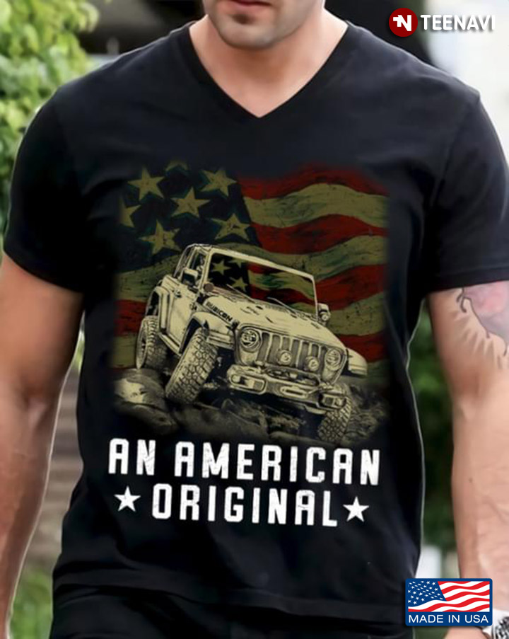 An American Original Jeep American Flag For Driver
