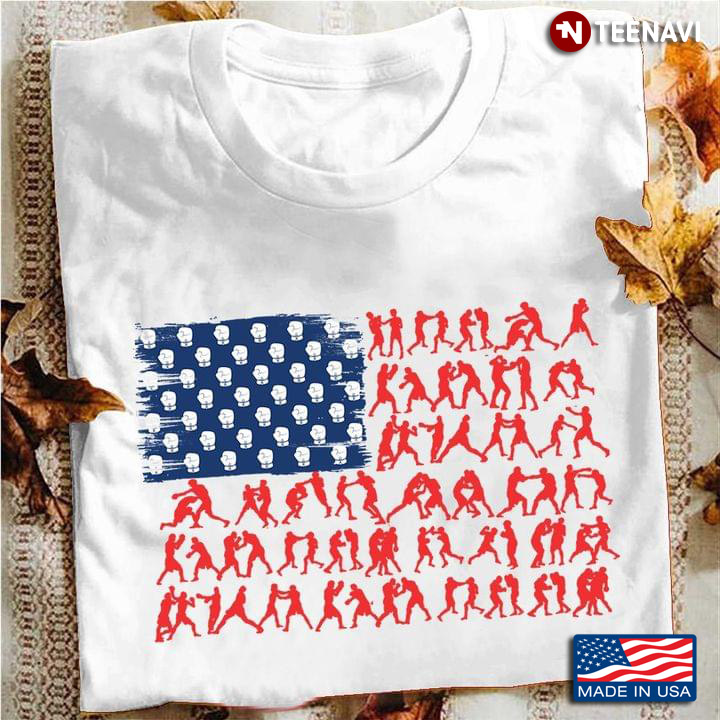 Boxing American Flag Happy Independence Day 4th Of July For Sport Lover