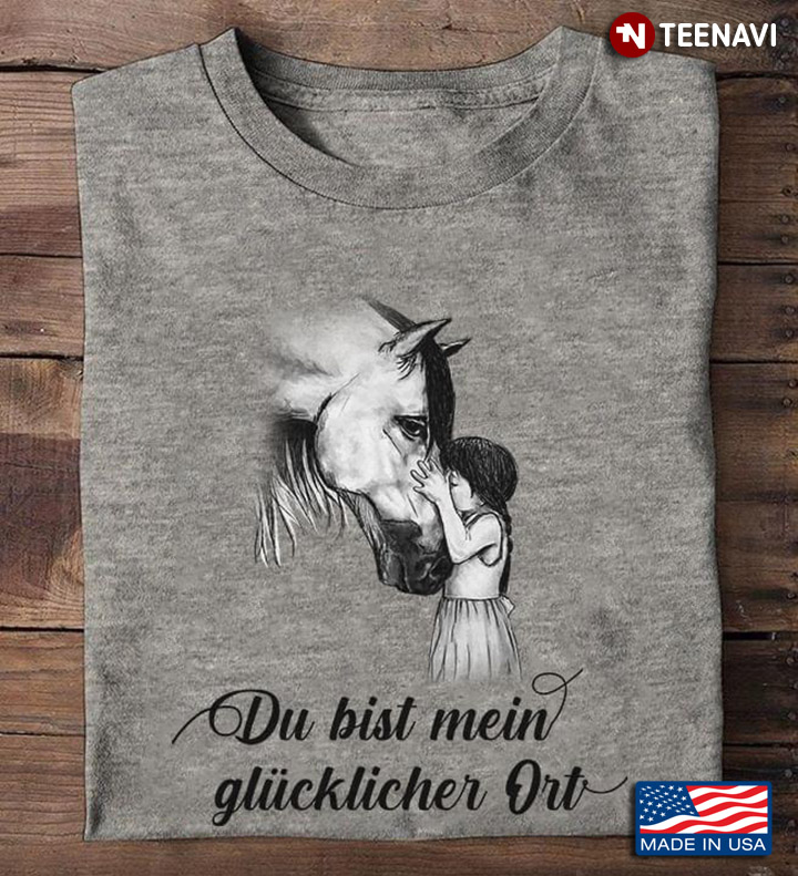 Du Bist Mein Glucklicher Ort Baby With Horse For Horse Lover