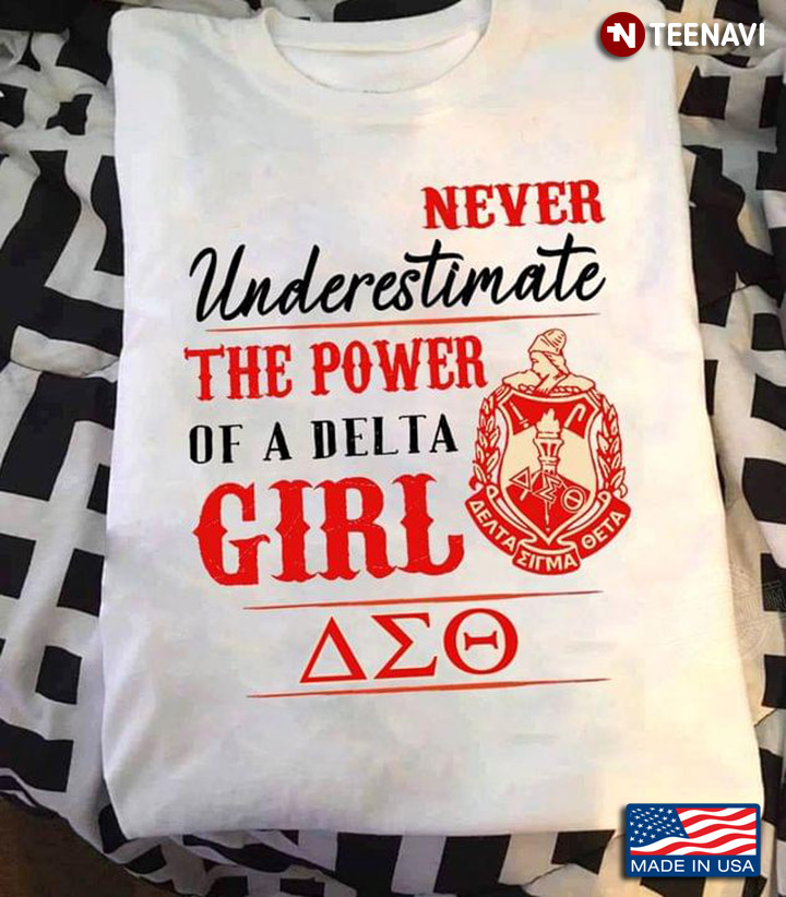 Never Underestimate The Power Of A Delta Girl Delta Sigma Theta