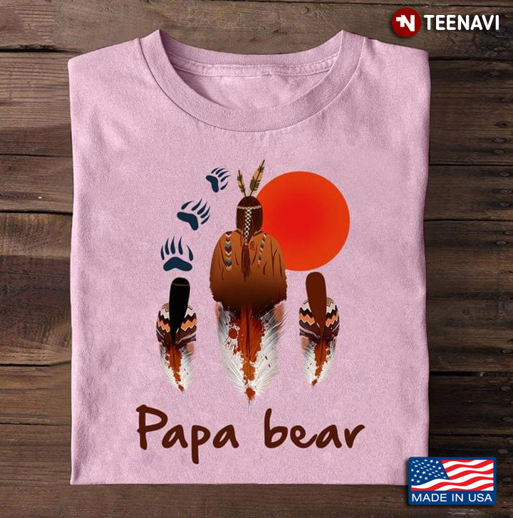 Papa Bear Native American For Father's Day