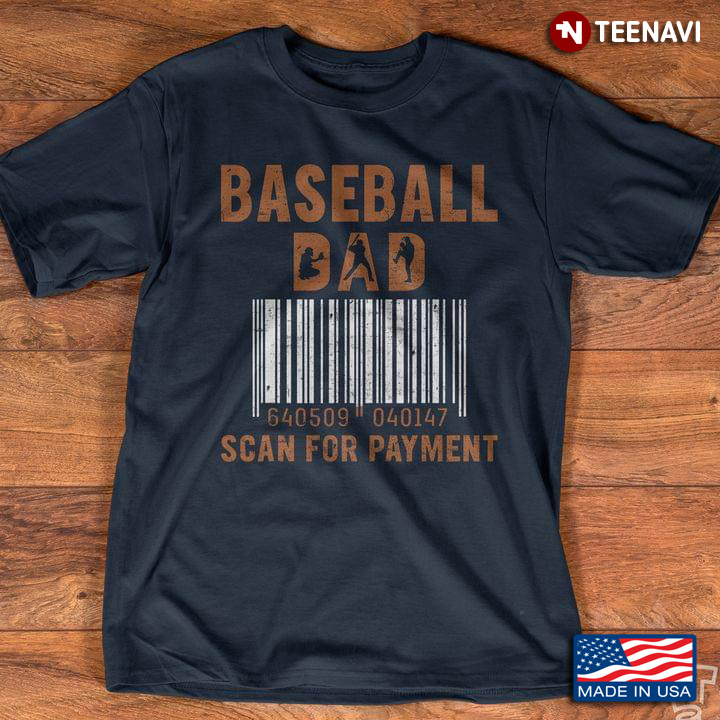 Baseball Dad Scan For Payment For Father's Day