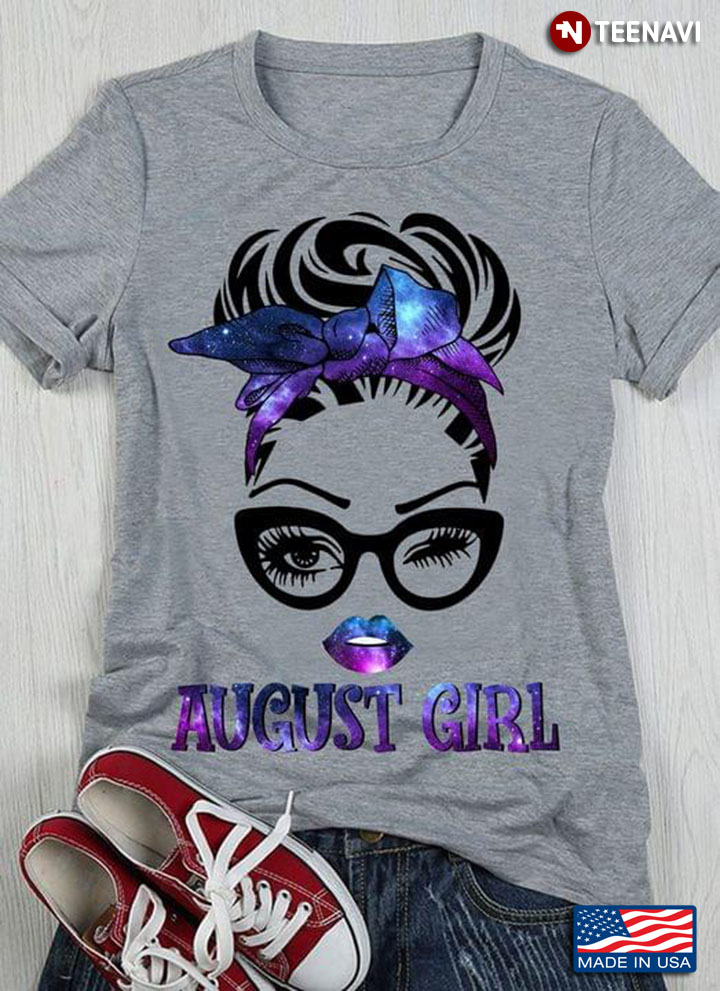August Girl Woman With Headband And Glasses