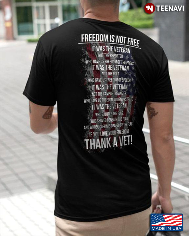 Freedom Is Not Free It Was The Veteran Not The Reporter Who Gave Us Freedom Of The Press