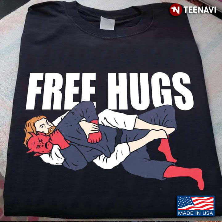 Free Hugs Jiu Jitsu Jesus Hugs Satan