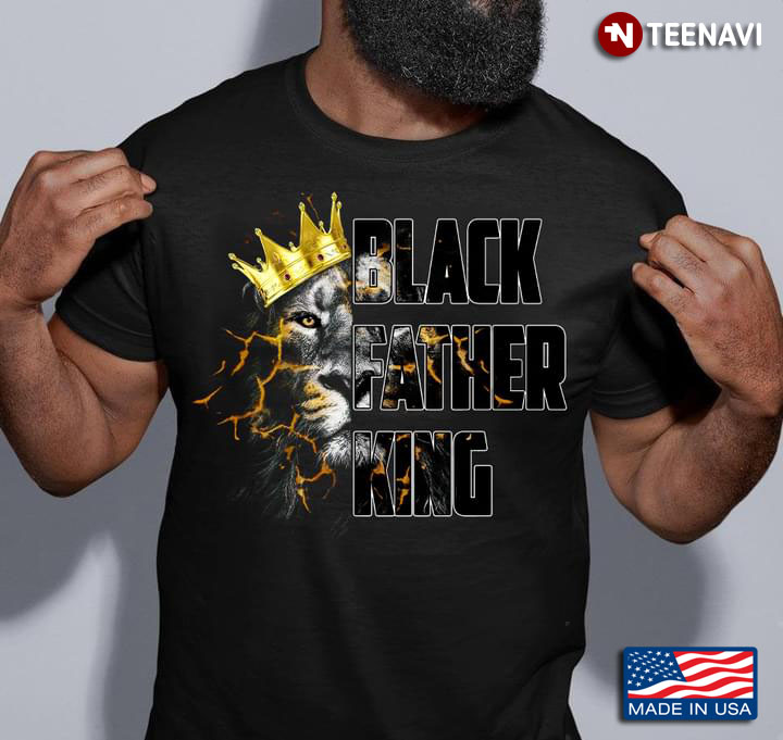 Lion Black Father King For Father's Day