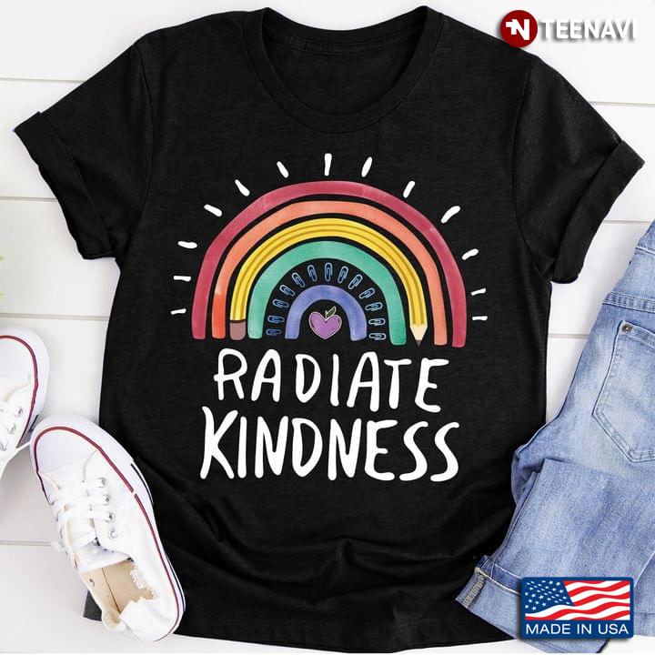 Teacher Radiate Kindness Rainbow