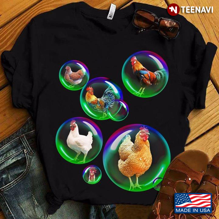 Chicken In The Bubble For Animal Lover