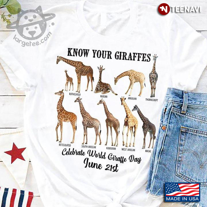 Know Your Giraffes Celebrate World Giraffe Day June 21st