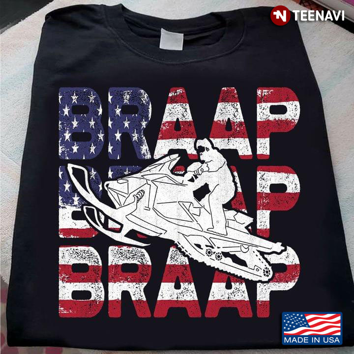 Braap Braap Bike American Flag