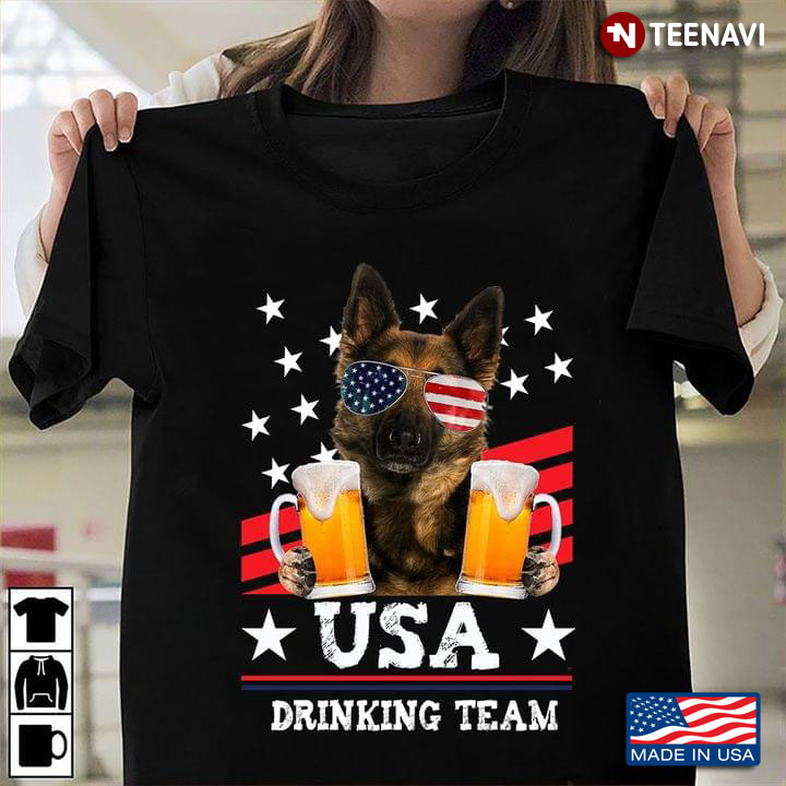 German Shepherd USA Drinking Team