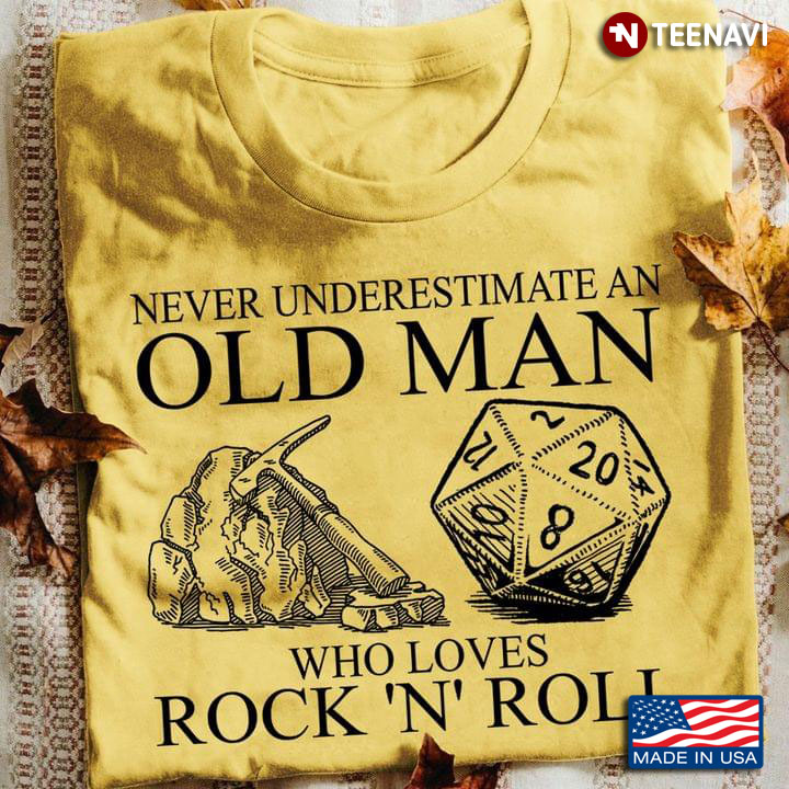 Never Underestimate An Old Man Who Loves Rock ‘N’ Roll