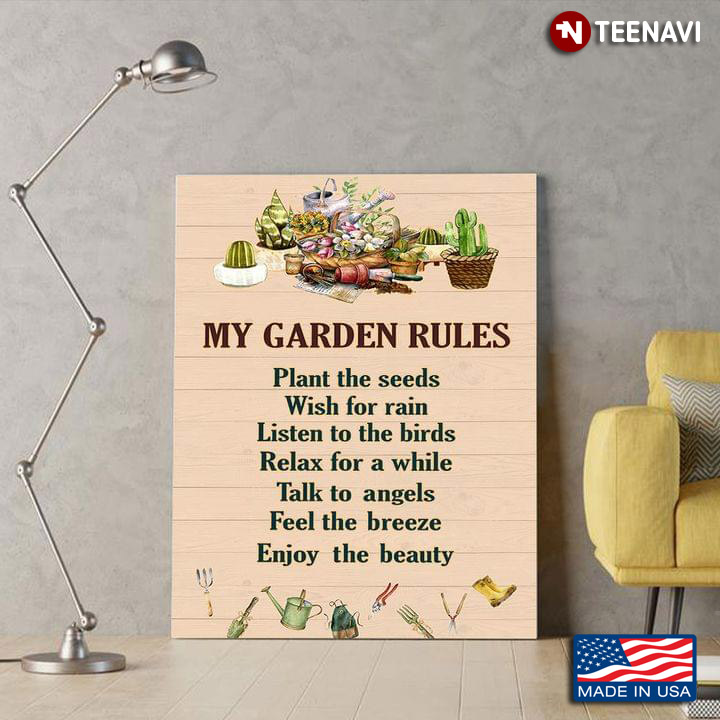 Vintage My Garden Rules