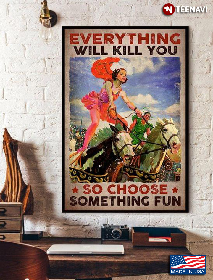 Vintage Equestrians In Colourful Costumes Everything Will Kill You So Choose Something Fun