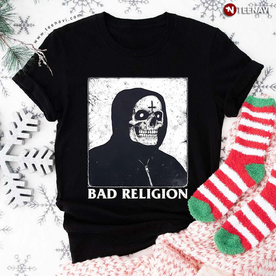 Skeleton Bad Religion Dead Cross T-Shirt