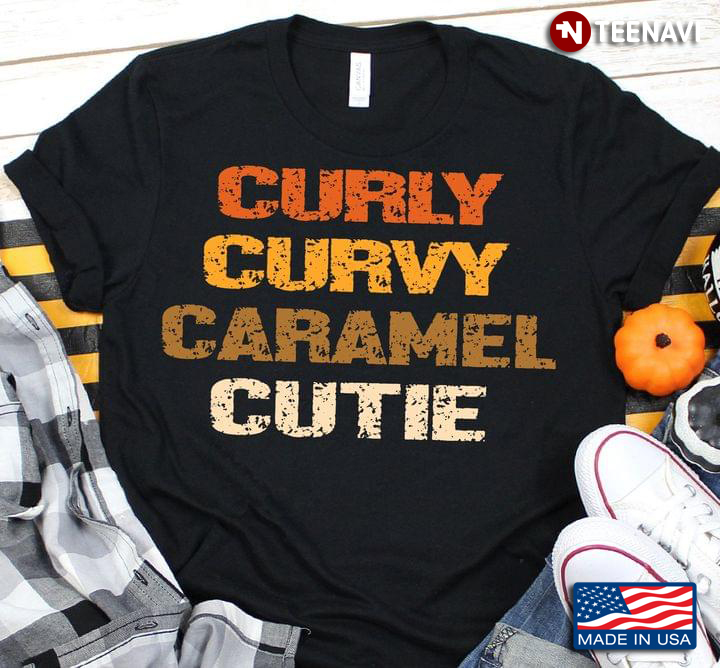 Curly Curvy Caramel Cutie