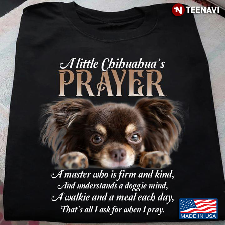 A Little Chihuahua's Prayer A Master Who Is Firm And Kind And Understands A Doggie Mind A Walkie