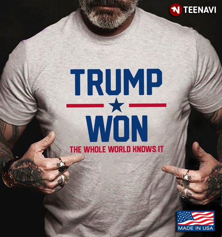 Trump Won The Whole World Knows It  Politic Presidential Election