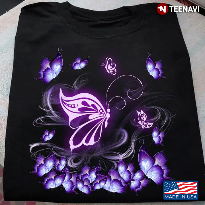Magical Purple Butterfly For Butterfly Lovers