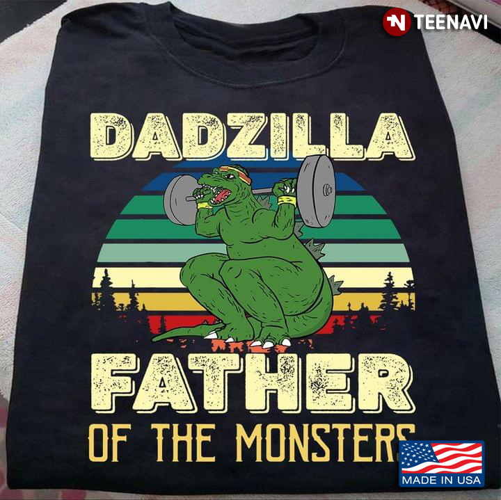 Dadzilla Father Of The Monsters Vintage Dinasour