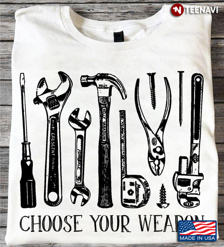 Choose Your Weapon Home Tool Set Silhouette Style