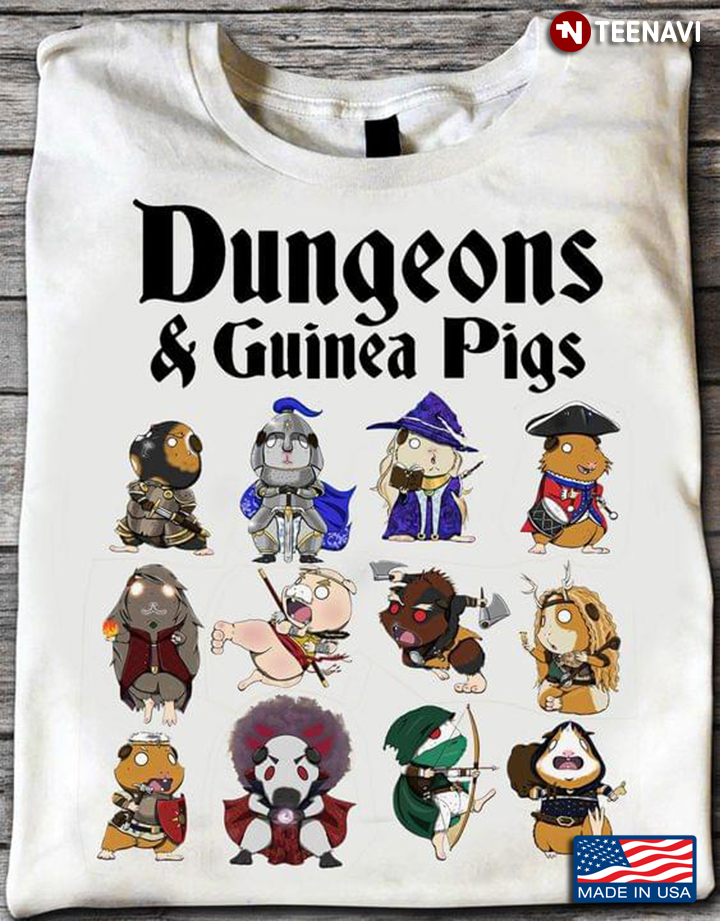 Dungeons and Guinea Pigs Adorable Drawing Art