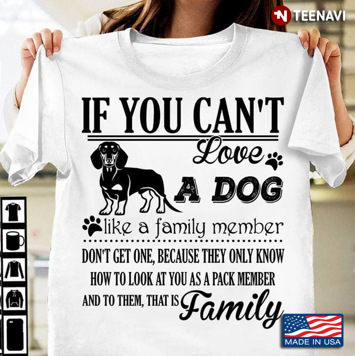 If You Cant Love A Dog Like A Family Member Dont Get One Dachshund For Dog Lover