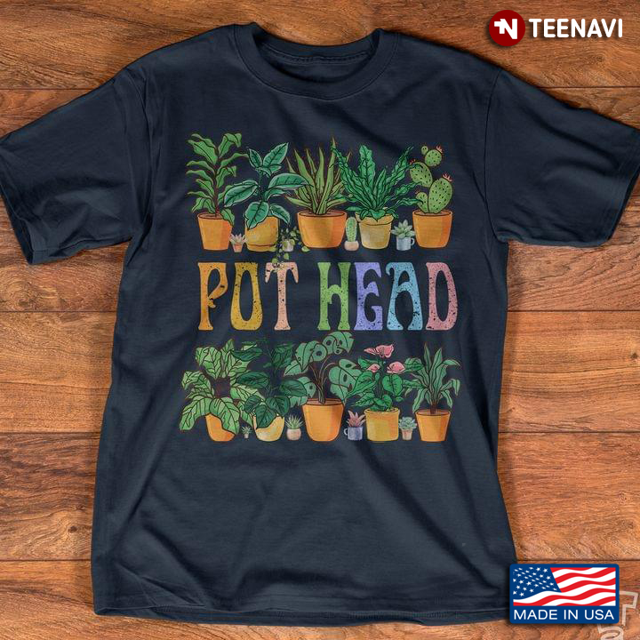Pot Head with Mini Decorative Plants for Gardening Lover