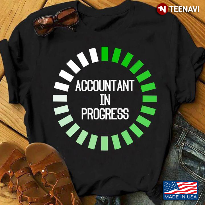 Accountant in Progress Loading Circle Design