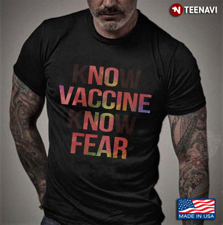 No Vacinate No Fear Funny Design