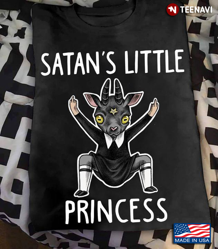 Satan's Little Princess Funny Design Religious Theme