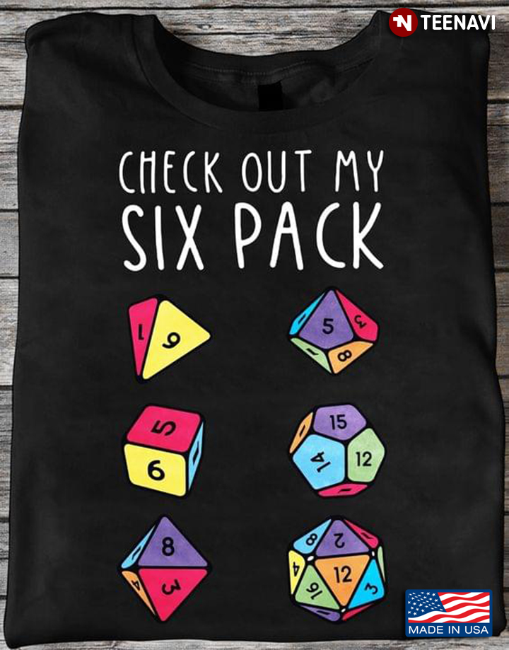 Check Out My Six Pack Various Types of Dices Dungeons and Dragons Game