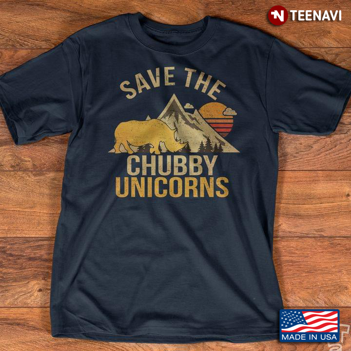 Save The Chubby Unicorns Wild Rhino and Mountain