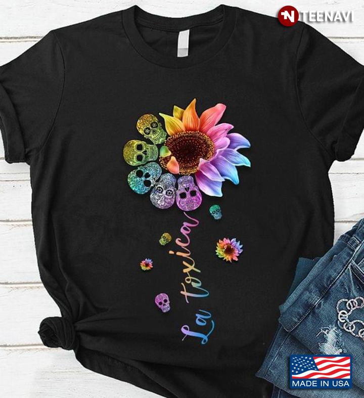 La Toxica Sunflower With Skulls LGBT Version