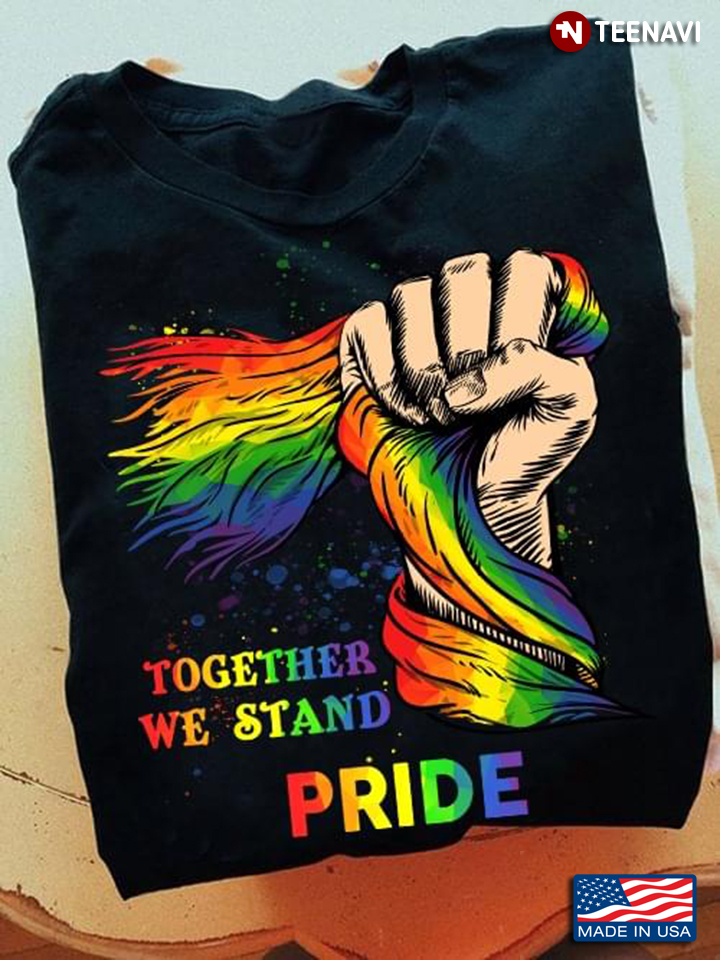 Hold Hand Together We Stand Pride LGBT