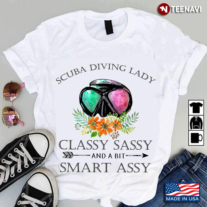 Goggles Scuba Diving Lady Classy Sassy And A Bit Smart Assy For Diver