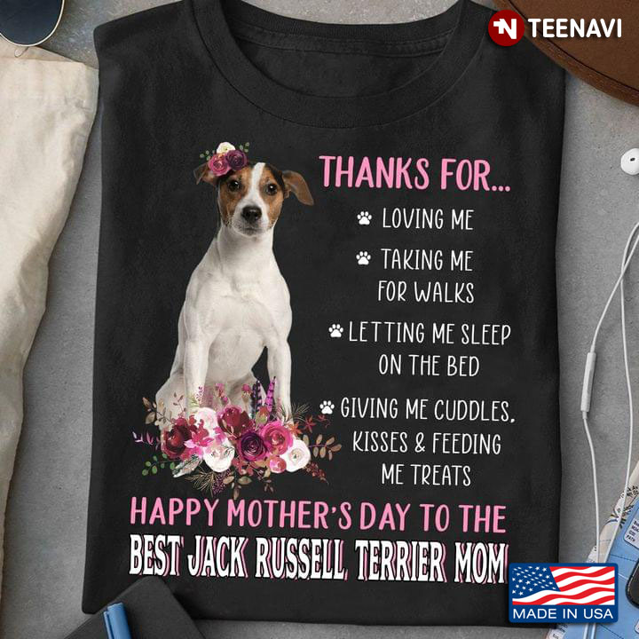 Happy Mother's Day To The Best Jack Russell Terrier Mom For Dog Lover