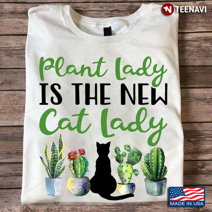 Black Cat And Plants Plant Lady Is The New Cat Lady