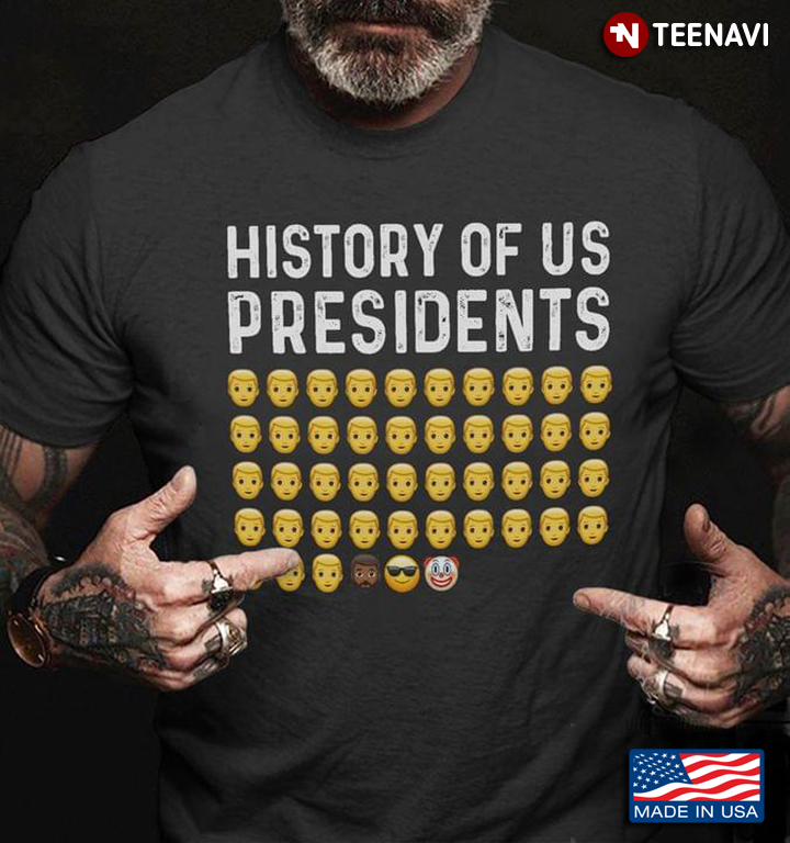 History Of Us Presidents Emojis 46th Clown President