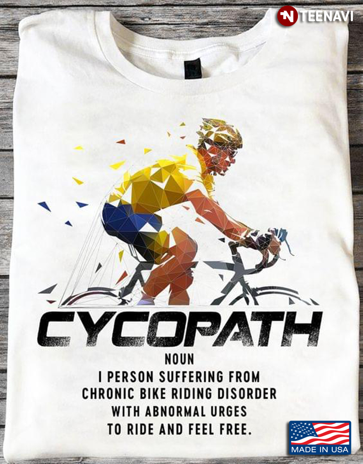 Cycopath I Person Suffering From Chronic Bike Riding Disorder With Abnormal Urges To Ride