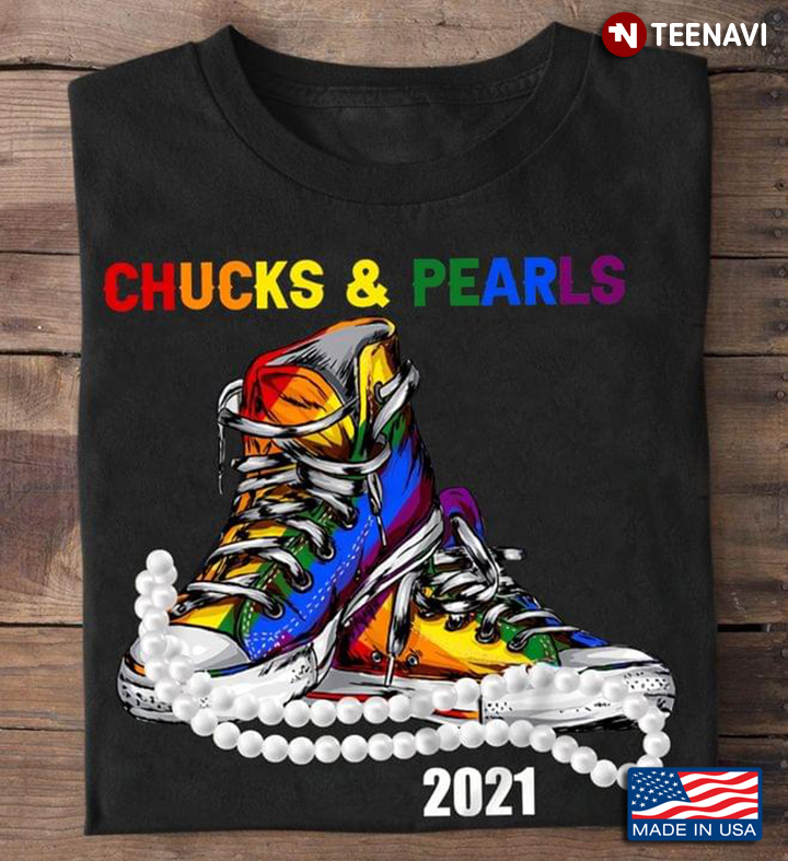 LGBT Chucks And Pearls 2021 Kamala Harris